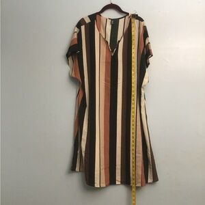 SHEIN Striped V-Neck DRESS